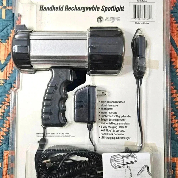 New‎ Sunmate rechargeable spotlight - Picture 3 of 3